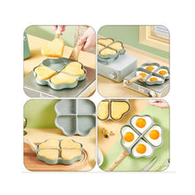 Cargar imagen en el visor de la galería, Sartén Antiadherente 4 Divisiones Forma de Corazón