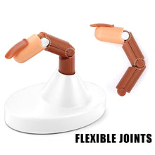 Cargar imagen en el visor de la galería, Dedos De Practica Manicure + 100 Uñas Repuesto Blanco