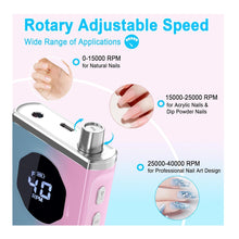 Cargar imagen en el visor de la galería, Drill Pulidor Uñas Profesional M40 40000 RPM Bidiriccional