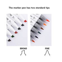 Cargar imagen en el visor de la galería, Marcadores Doble Punta Set 60 Unidades + Libro