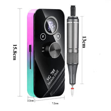 Cargar imagen en el visor de la galería, Drill Pulidor De Uñas SG705 Recargable Inalambrico Rosado