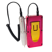 Cargar imagen en el visor de la galería, Drill Pulidor Uñas SG710 45.000 RPM Inalambrico Fucsia