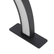 Cargar imagen en el visor de la galería, Lámpara De Escritorio Media Luna Negro Niveles Luz Ajustables