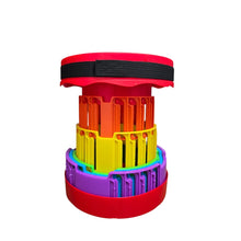 Cargar imagen en el visor de la galería, Silla Taburete Tipo Telescopio Retráctil Portátil DZ-7 Rojo