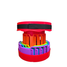 Cargar imagen en el visor de la galería, Silla Taburete Tipo Telescopio Retráctil Portátil DZ-7 Rojo