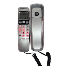 Cargar imagen en el visor de la galería, Teléfono Fijo LEBOSS B369 Con Identificador De Llamadas Plateado
