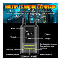Cargar imagen en el visor de la galería, Compresor De Aire Carro Moto Cicla 150 Psi Inalambrico Power Bank ATJ-8466