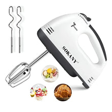 Cargar imagen en el visor de la galería, Batidora De Mano Sokany SK-133 7 Velocidades 180W Eléctrica