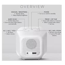 Cargar imagen en el visor de la galería, Radio Reloj Philips 4406 Con Puerto De Carga USB