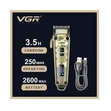 Cargar imagen en el visor de la galería, Máquina VGR 3 En 1 Combo Premium Profesional Inalámbrico V-642