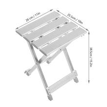 Cargar imagen en el visor de la galería, Silla Plegable Portatil Acero Inoxidable Antideslizante