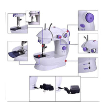 Cargar imagen en el visor de la galería, Mini Maquina De Coser Mesa Multifuncional SM-202A Portatil
