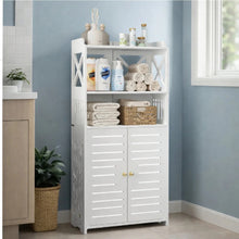 Cargar imagen en el visor de la galería, Mueble Organizador Multiuso Nuevo Diseño Blanco 40x25x90 Cm YH6510
