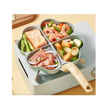 Cargar imagen en el visor de la galería, Sartén Antiadherente 4 Divisiones Forma de Corazón