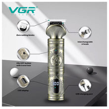 Cargar imagen en el visor de la galería, Maquina Afeitadora Peluquera 6 en 1 Inalambrica VGR V-106