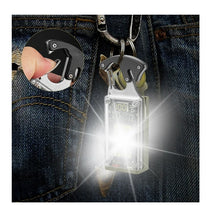 Cargar imagen en el visor de la galería, Linterna Multiusos 4 en 1 W5181 LLavero Cuchilla Destornillador