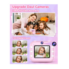 Cargar imagen en el visor de la galería, Camara De Impresión M8 Instantanea Niños Doble Rosa
