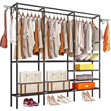 Cargar imagen en el visor de la galería, Closet Organizador 3 Espacios Zapatero Perchero Multifuncion