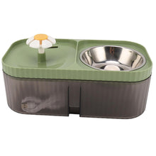 Cargar imagen en el visor de la galería, Fuente De Agua Comedero 2 en 1 Automatico Mascotas Verde