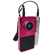Cargar imagen en el visor de la galería, Drill Pulidor Uñas SG711 45.000 RPM Inalambrico Fucsia