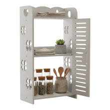 Cargar imagen en el visor de la galería, Mueble Organizador Pared Multiuso 3 Niveles Blanco YH6506