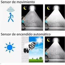 Cargar imagen en el visor de la galería, Lámpara Led Panel Solar Sensor Movimiento