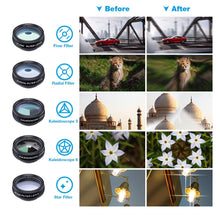 Cargar imagen en el visor de la galería, Kit de Lentes 10 en 1 Para Celular y Tab