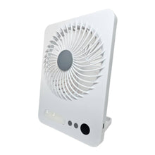 Cargar imagen en el visor de la galería, Ventilador Lampara De Escritorio USB Plegable JK-F668 Blanco