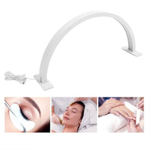 Cargar imagen en el visor de la galería, Lámpara De Escritorio Media Luna Blanca Niveles Luz Ajustables