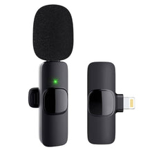 Cargar imagen en el visor de la galería, Micrófono inalámbrico de Solapa K9 Lightning 20m