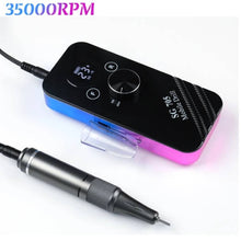 Cargar imagen en el visor de la galería, Drill Pulidor De Uñas SG705 Recargable Inalambrico Azul