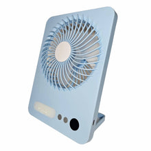 Cargar imagen en el visor de la galería, Ventilador Lampara De Escritorio USB Plegable JK-F668 Azul