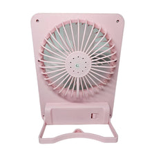 Cargar imagen en el visor de la galería, Ventilador Lampara De Escritorio USB Plegable JK-F668 Rosa