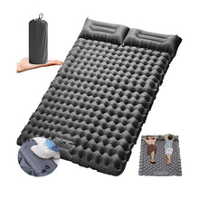 Cargar imagen en el visor de la galería, Colchón Camping Doble Inflador Integrado 198 x 127 x7,62 cm Impermeable IPX6