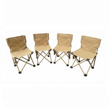 Cargar imagen en el visor de la galería, Mesa Plegable Camping + 4 Sillas Set 5 Piezas Portátil Aluminio EA777