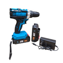 Cargar imagen en el visor de la galería, Taladro Eléctrico Kit Doble Batería 56V 29 Piezas 2581 Verde