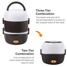 Cargar imagen en el visor de la galería, Lonchera Eléctrica Portátil Porta Comida Vaporera DFH-C17