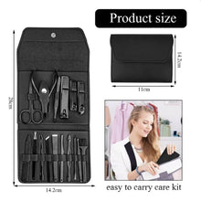 Cargar imagen en el visor de la galería, Set Manicure Pedicure Y Cuidado Facil Kit 16 Piezas + Estuche