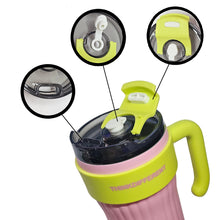 Cargar imagen en el visor de la galería, Termo Térmico Pitillo Acero Inoxidable 860ML Rosa