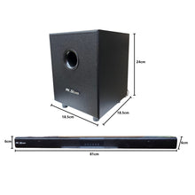 Cargar imagen en el visor de la galería, Barra De Sonido Profesional 2.1 CH 40W PK S508 Bluetooth Control Remoto Y Aux