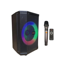 Cargar imagen en el visor de la galería, Parlante Cabina Karaoke 8" 50W Recargable Micrófono PK-S9A