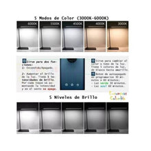 Cargar imagen en el visor de la galería, Lampara Escritorio Brazo Luz Ajustable Funcion Carga Celular