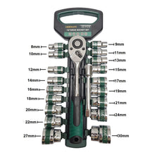 Cargar imagen en el visor de la galería, uego De Copas Y Ratchet 20 Piezas 1/2 Germany XR-20