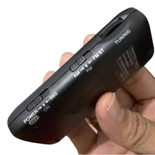 Cargar imagen en el visor de la galería, Radio Bolsillo Audífonos AM FM Beck Play BP-R058 Negro