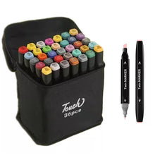 Cargar imagen en el visor de la galería, Marcadores Doble Punta Set 36 Unidades Estuche