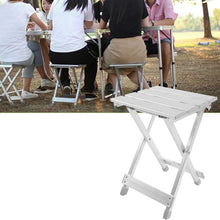 Cargar imagen en el visor de la galería, Silla Plegable Portatil Acero Inoxidable Antideslizante