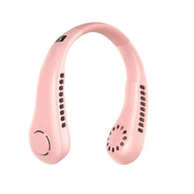 Cargar imagen en el visor de la galería, Aire Acondicionado De Cuello Ventilador Portatil Rosado
