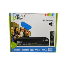 Cargar imagen en el visor de la galería, Decodificador TDT DVT2 Incluye Antena Beck Play BP-TDT097