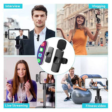 Cargar imagen en el visor de la galería, Micrófono Inalambrico De Solapa F1 Lightning