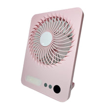 Cargar imagen en el visor de la galería, Ventilador Lampara De Escritorio USB Plegable JK-F668 Rosa